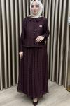 Amora Etek Takım Bordo
