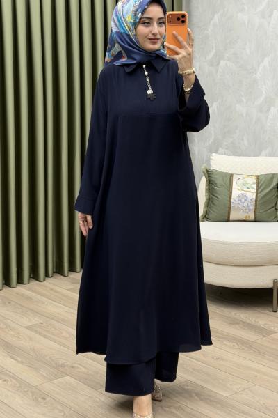 Hicran Takım Lacivert