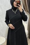 Kristal Abiye Siyah