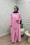 Nora 3 Lü Takım Pembe