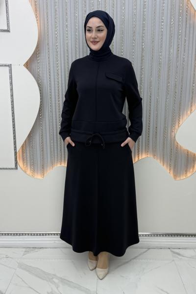 Aymina Etekli Takım Lacivert