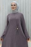 Aysima Pantolonlu  Mor