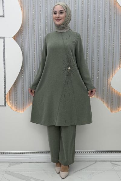Aysima Pantolonlu  Mint Yeşili