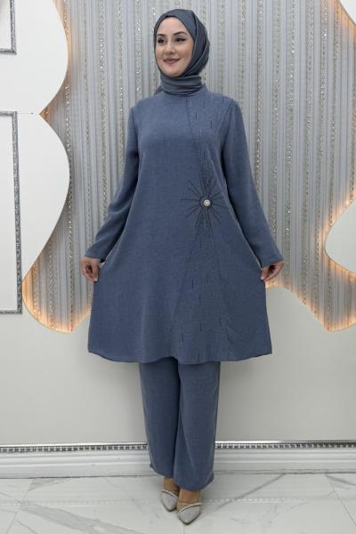 Aysima Pantolonlu  Mavi