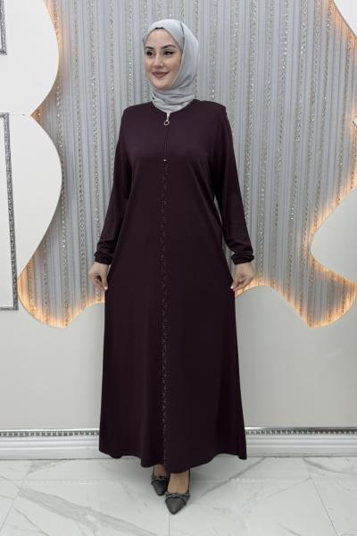 Berlin elbise Mor