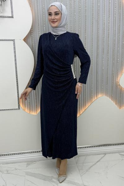 Diana abiye Lacivert