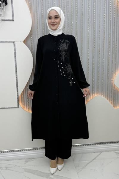 Duha taşlı takım Anadolu Siyahı