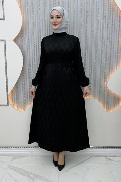 Eyşan elbise Siyah