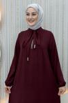 Gökçe Elbise Bordo
