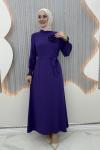 Güldane elbise Mor