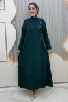 Halka elbise Zümrüt
