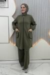 Ilgın Pantolonlu Takım Haki