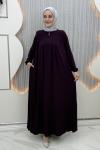 Ilım Elbise Mor