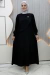 Jasmin elbise Siyah