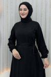 Kupra Elbise Siyah