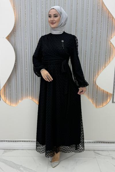 Lalezar Elbise Siyah