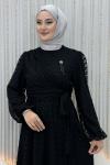 Lalezar Elbise Siyah