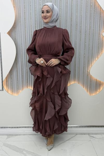 Lilya Abiye Kahverengi