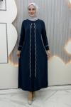 Meltem Kapaklı Abiye Mavi