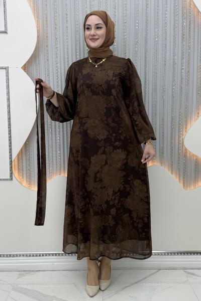 Mercan Elbise Kahverengi