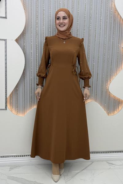 Meyra Elbise Kahverengi