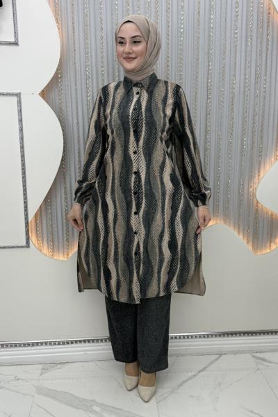 Nosa Pantolonlu takım Siyah