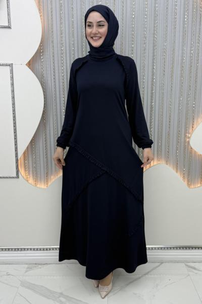 Nüha Elbise Lacivert