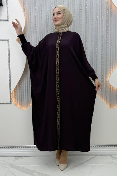 Nurşin Elbise Mor