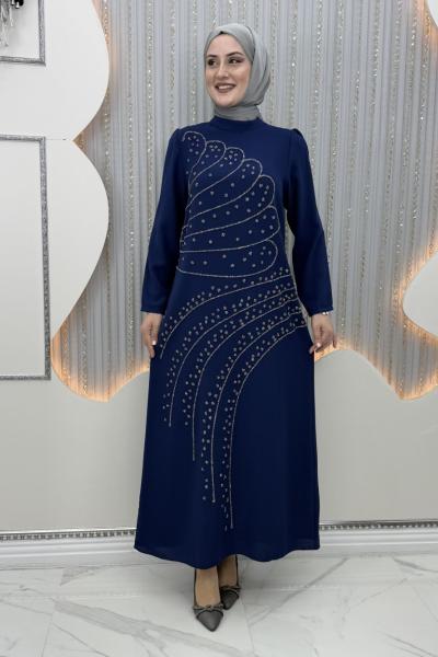 Şahika Abiye Lacivert