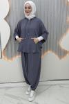 Şalvar 2’li takım Gri