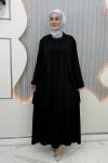 Selen Elbiseli Hırka Siyah
