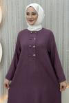 Selime Pantolonlu Takım Mor