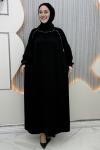 Selvi elbise Siyah