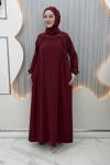 Selvinaz Elbise Bordo