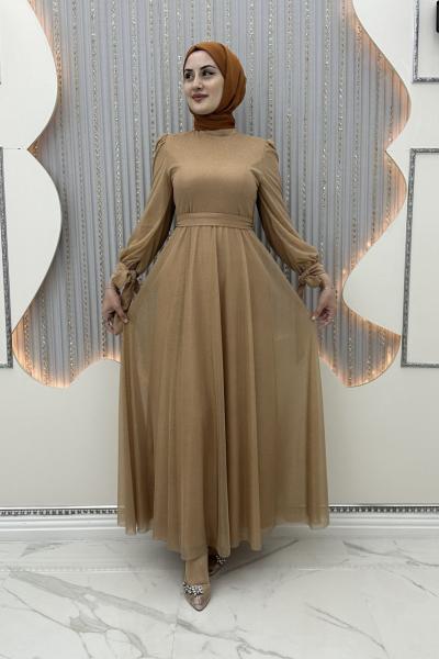 Sindirella Elbise  Vizon