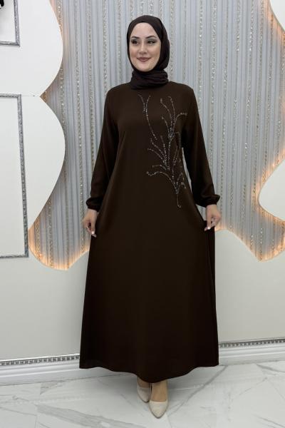 Tabya Abiye Kahverengi