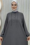 Vegan Elbise Gri