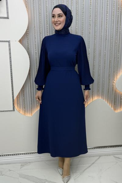 Yeni Parla Elbise Lacivert Marin