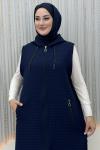 Zennure yelek Lacivert