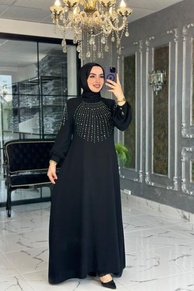 Mihriban Elbise Siyah