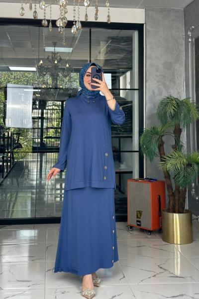 Nimet Etek Takım-İndigo