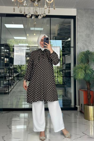 Tülay Puantiyeli Takım-A.kahve