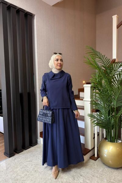 Alina Etekli Takım   Lacivert