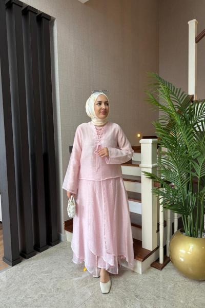 Amira Etekli Takım Pembe