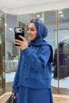 Scuba Taşlı Takım  İndigo
