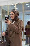 SÜET BLAZER CEKET Kahverengi