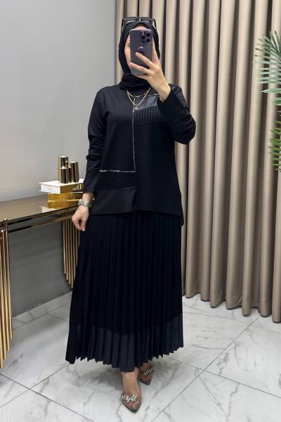 Berna Etekli Takım Siyah