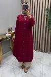 Boncuk Tunik Bordo