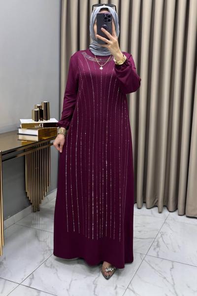 Reyhan Abiye Elbise Fuşya