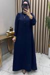 Sedef Elbise Lacivert
